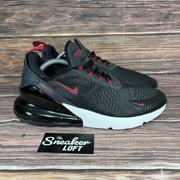 Nike Air Max 270 Anthracite Team Red Men's Athletic Shoes Size 11
